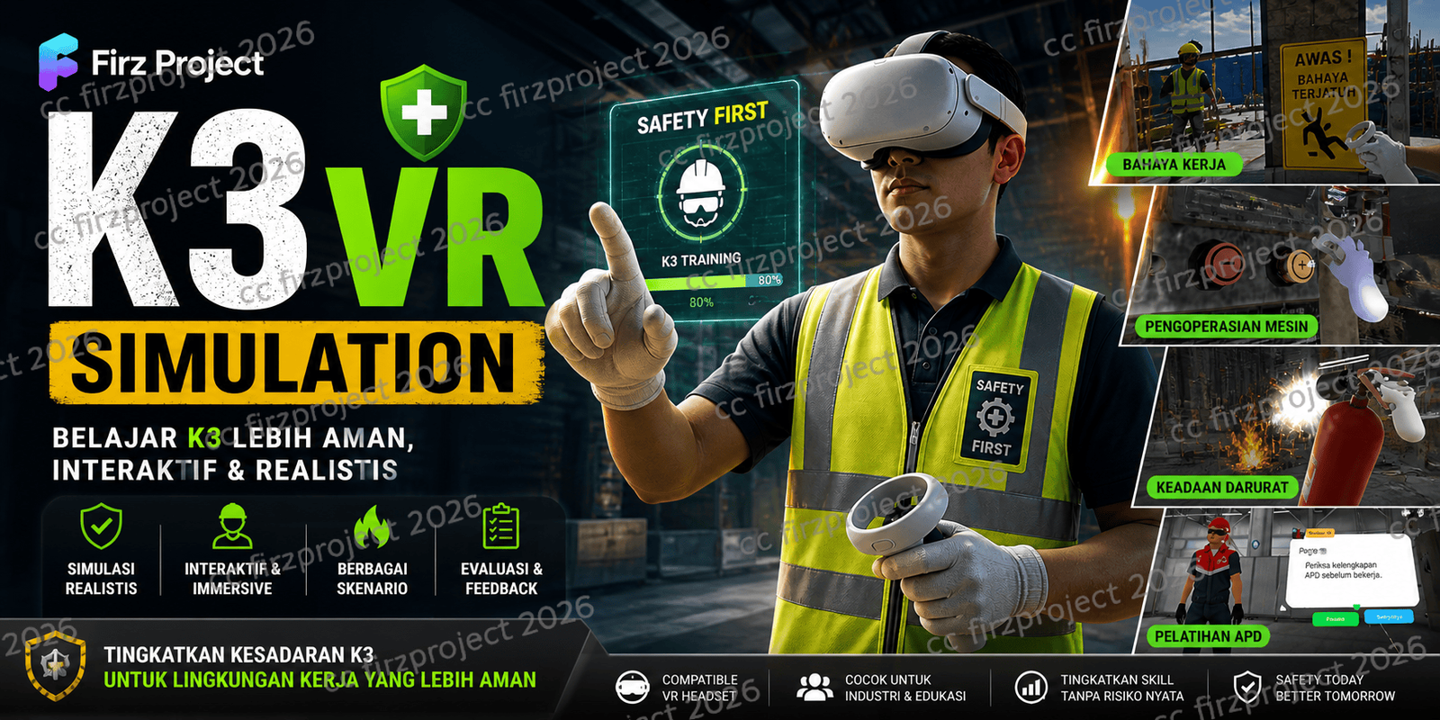K3 Virtual Reality Simulation
